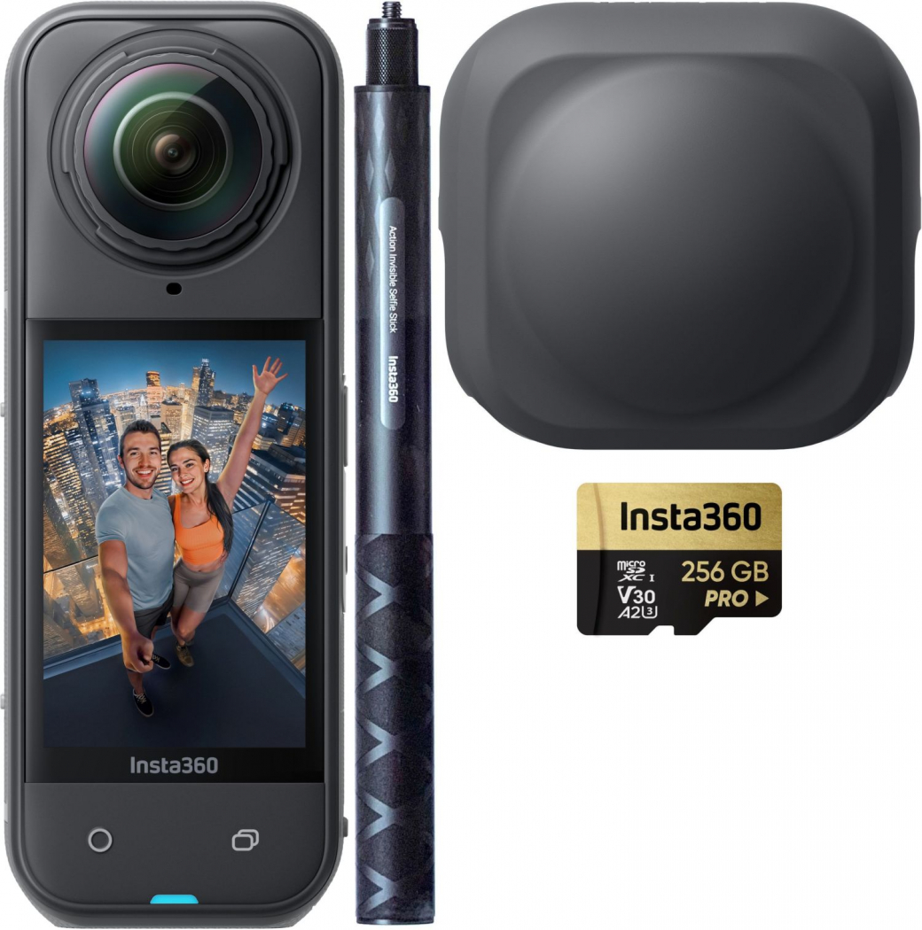 INSTA360 X5 Snowboard-Bundle + Micro SDXC 256GB V30 A2 U3