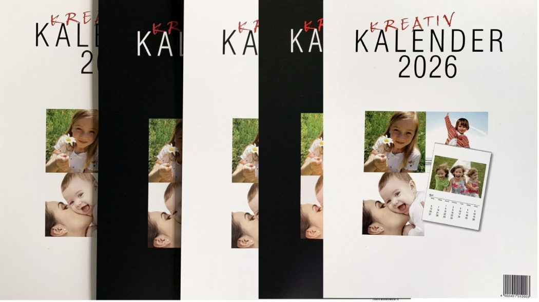 Kalender 2026 20x30 zum Selbstgestalten 5er Pack