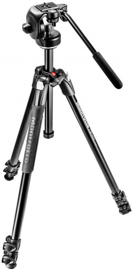 Manfrotto MK290XTA3-2W XTRA Alu-Stativ inkl. 128RC Video-Neiger
