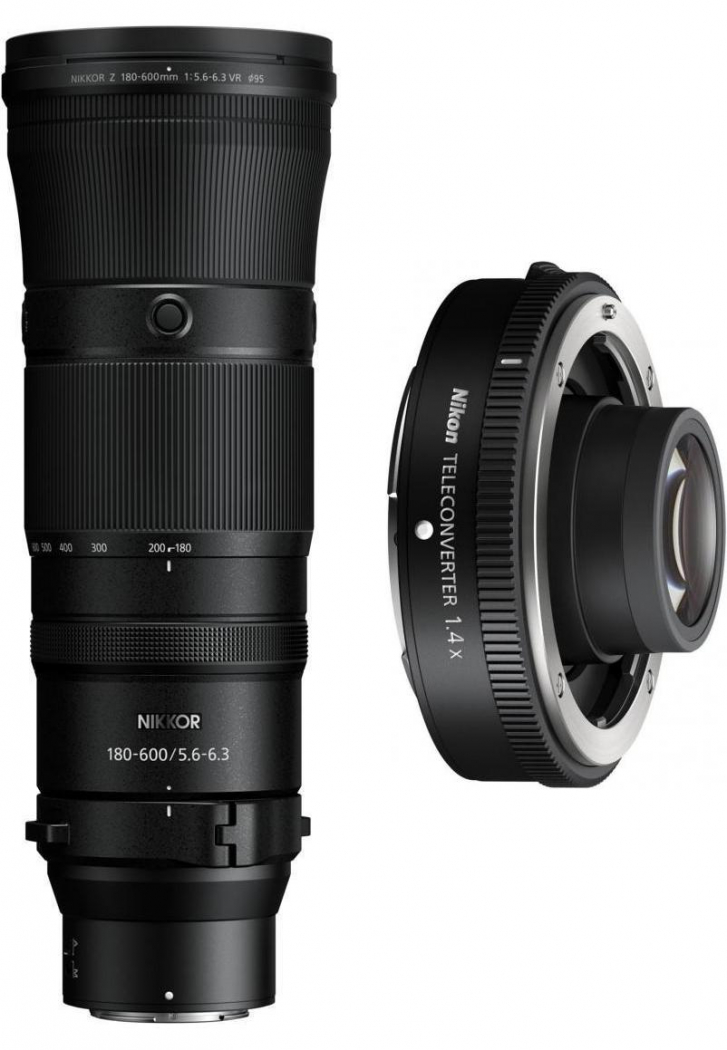 Nikon Z 180-600mm f5,6-6,3 + Telekonverter 1,4x - nach 100 EUR Nikon Sofortrabatt-Aktion