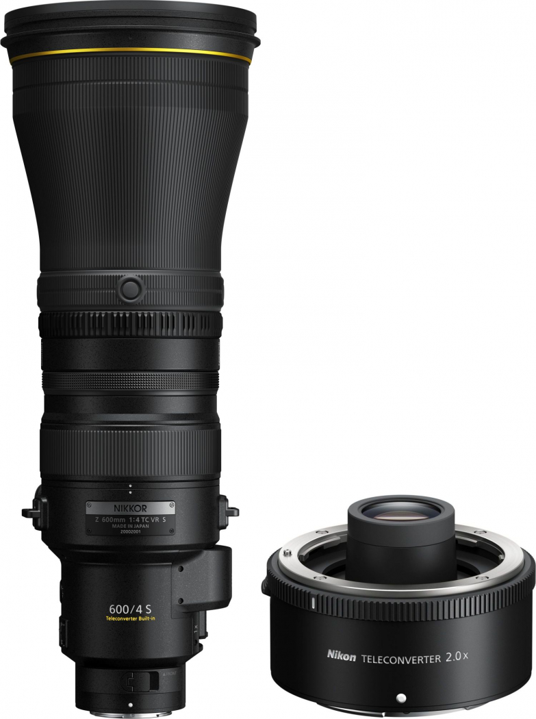 Nikon Z 600mm f4 TC VR S + Telekonverter 2x - nach 700 EUR Nikon Sofortrabatt-Aktion