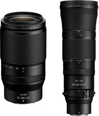 Nikon Nikkor Z 70-180mm f2,8 + 180-600mm f5,6-6,3 - nach 300 EUR Nikon Sommer-Sofortrabatt