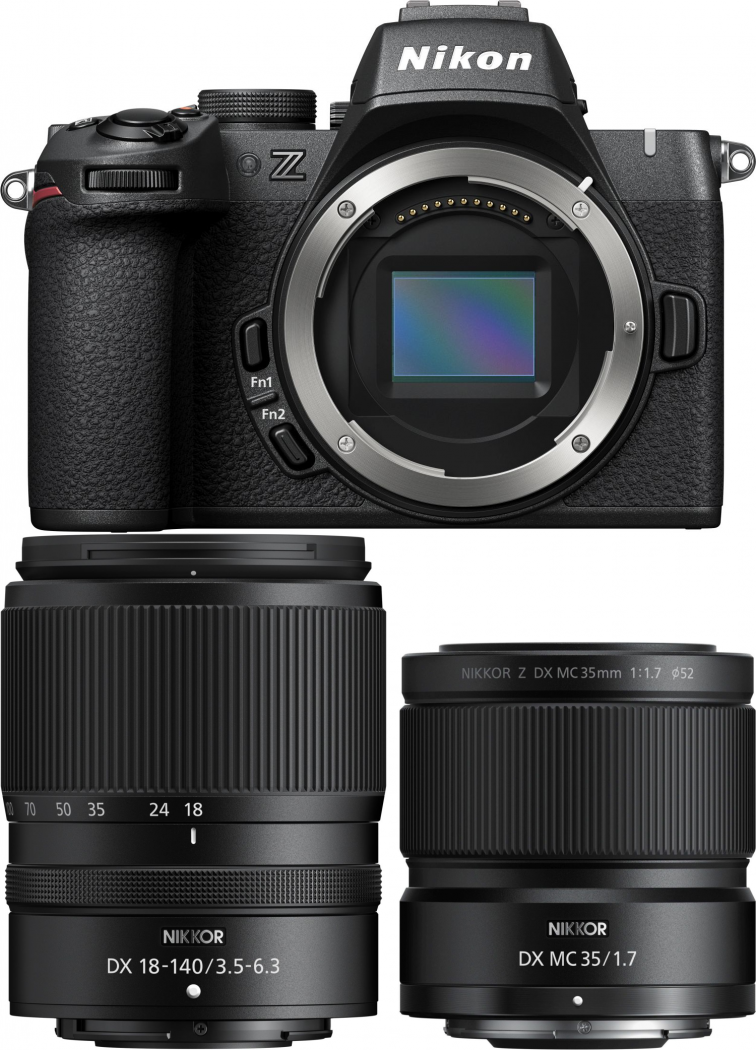 Nikon Z50II + Nikkor Z 18-140mm f3,5-6,3 VR + DX 35m f1,7 Makro - Dealpreis - nach 50 EUR Nikon Sommer-Sofortrabatt
