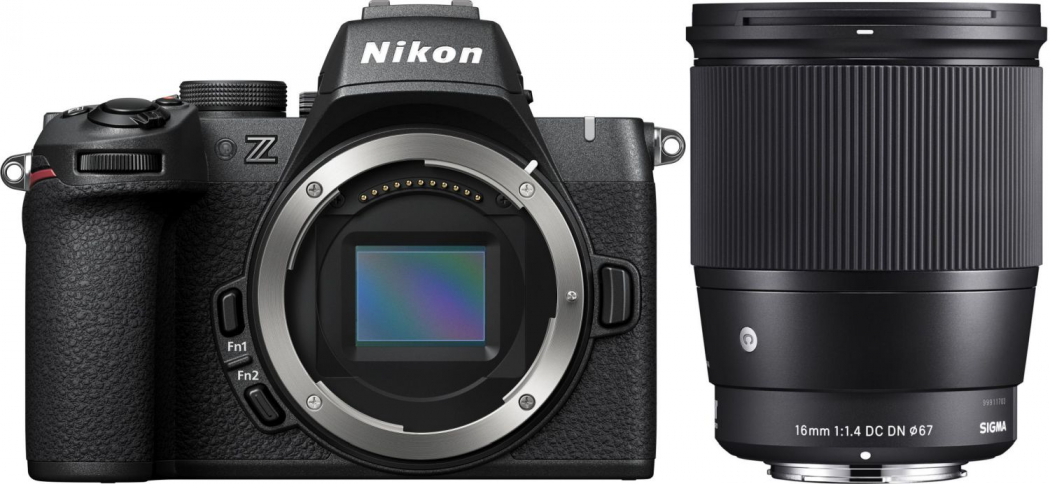 Nikon Z50II + Sigma 16mm f1,4 DC DN (C) - Dealpreis - nach 50 EUR Nikon Sofortrabatt-Aktion