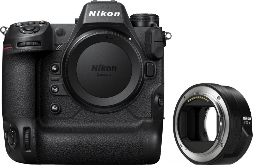 Nikon Z9 + Nikon FTZ II Bajonettadapter