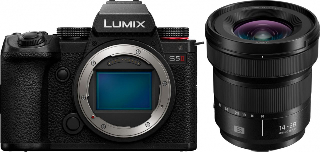 Panasonic DC-S5 II + Lumix S 14-28mm f4-5,6 Macro - abzgl. 100,00€ Lumix S - Objektiv Herbst Aktion - abzgl. 100,00€ Lumix S WBW Herbst Aktion - abzgl. 600,00€ Lumix X-Mas Sofortrabatt Aktion