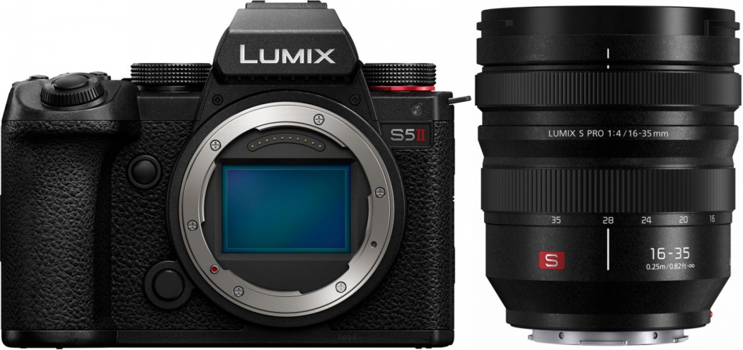Panasonic DC-S5 II + Lumix S Pro 16-35mm f4 - abzgl. 150,00€ Lumix S - Objektiv Herbst Aktion - abzgl. 150,00€ Lumix S WBW Herbst Aktion - abzgl. 600,00€ Lumix X-Mas Sofortrabatt Aktion