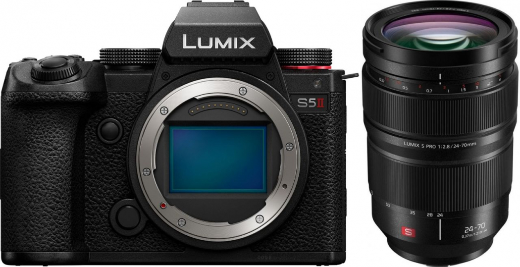 Panasonic DC-S5 II + Lumix S Pro 24-70mm f2,8 - abzgl. 300,00€ Lumix S - Objektiv Herbst Aktion - abzgl. 300,00€ Lumix S WBW Herbst Aktion - abzgl. 600,00€ Lumix X-Mas Sofortrabatt Aktion