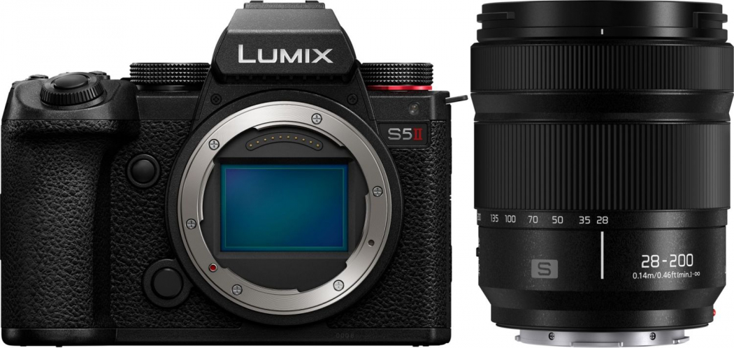 Panasonic DC-S5 II + Panasonic Lumix S 28-200mm f4-7,1 Makro O.I.S. -100,00€ Summer-Deal - nach 200 EUR Panasonic Lumix Kamera Sofortrabatt-Aktion -200,00€ Lumix Objektiv Kombi-Rabatt 1.999,00 Effektivpreis