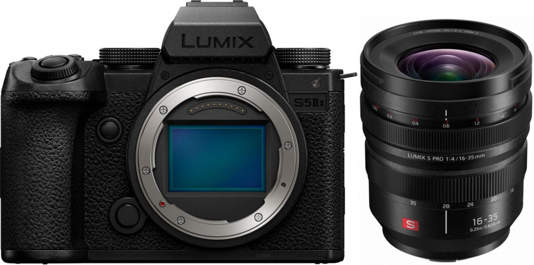 Panasonic DC-S5 II X + Panasonic Lumix S Pro 16-35mm f4 - abzgl. 150,00€ Lumix S - Objektiv Herbst Aktion - abzgl. 150,00€ Lumix S WBW Herbst Aktion - abzgl. 600,00€ Lumix X-Mas Sofortrabatt Aktion