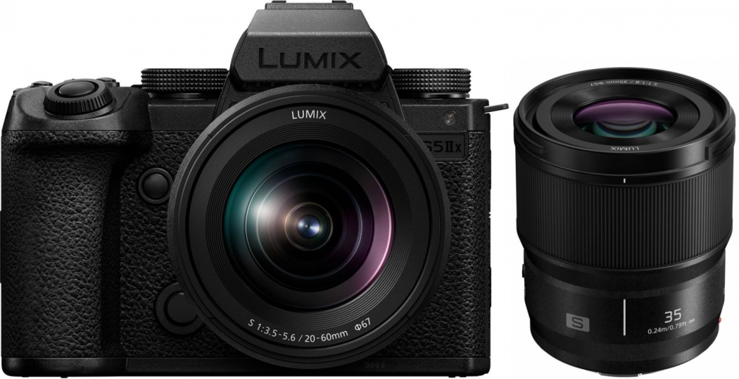 Panasonic DC-S5 IIX + S 20-60mm f3,5-5,6 +S 35mm f1,8 - abzgl. 300,00€ Lumix Kamera Sofortrabatt-Aktion - abzgl. 200,00€ Lumix Objektiv Kombi-Rabatt