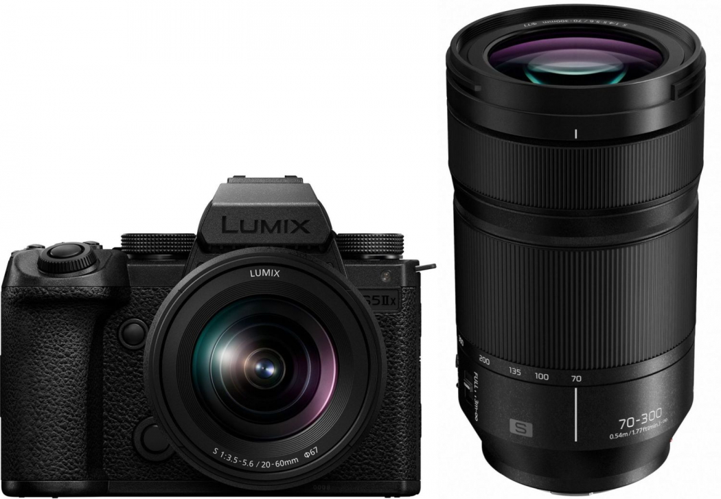 Panasonic DC-S5 IIX + S 20-60mm f3,5-5,6 +S 70-300mm f4,5-5,6 O.I.S - abzgl. 100,00€ Lumix S - Objektiv Herbst Aktion - abzgl. 100,00€ Lumix S WBW Herbst Aktion - abzgl. 700,00€ Lumix X-Mas Sofortrabatt Aktion