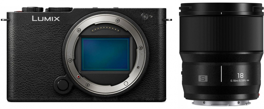 Panasonic DC-S9 schwarz + Lumix S 18mm f1,8 - abzgl. 200,00€ Lumix Kamera Sofortrabatt-Aktion - abzgl. 200,00€ Lumix Objektiv Kombi-Rabatt