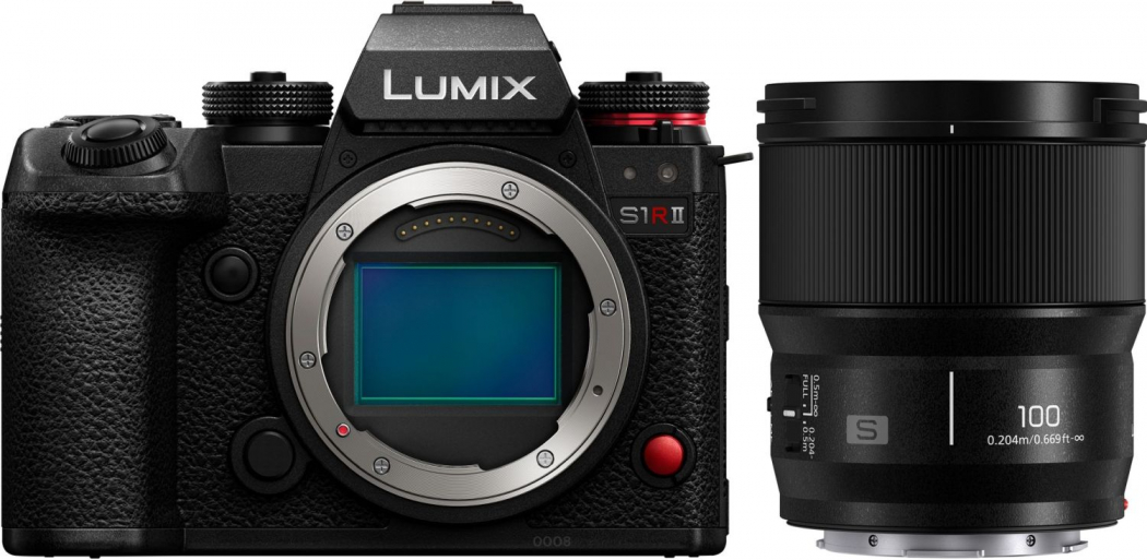 Panasonic Lumix DC-S1RII + S 100mm f2,8 Makro - abzgl. 100,00€ Lumix S - Objektiv Herbst Aktion - abzgl. 100,00€ Lumix S WBW Herbst Aktion
