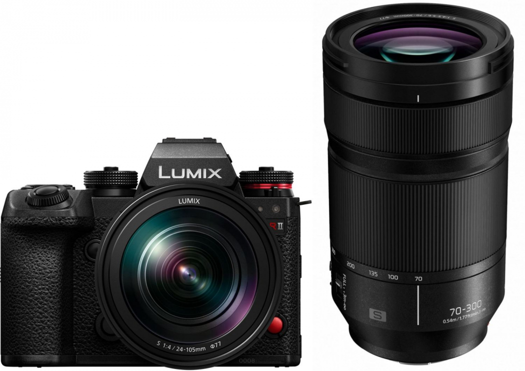 Panasonic Lumix DC-S1RII + S 24-105mm f4 + S 70-300mm f4,5-5,6 O.I.S - abzgl. 100,00€ Lumix S - Objektiv Herbst Aktion - abzgl. 100,00€ Lumix S WBW Herbst Aktion