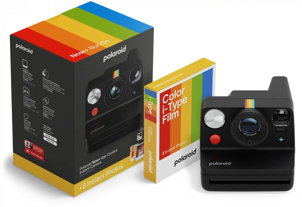 Polaroid neu Box + Gen3 Black Sofortbildkamera + i-Type Film (8 Aufn.)