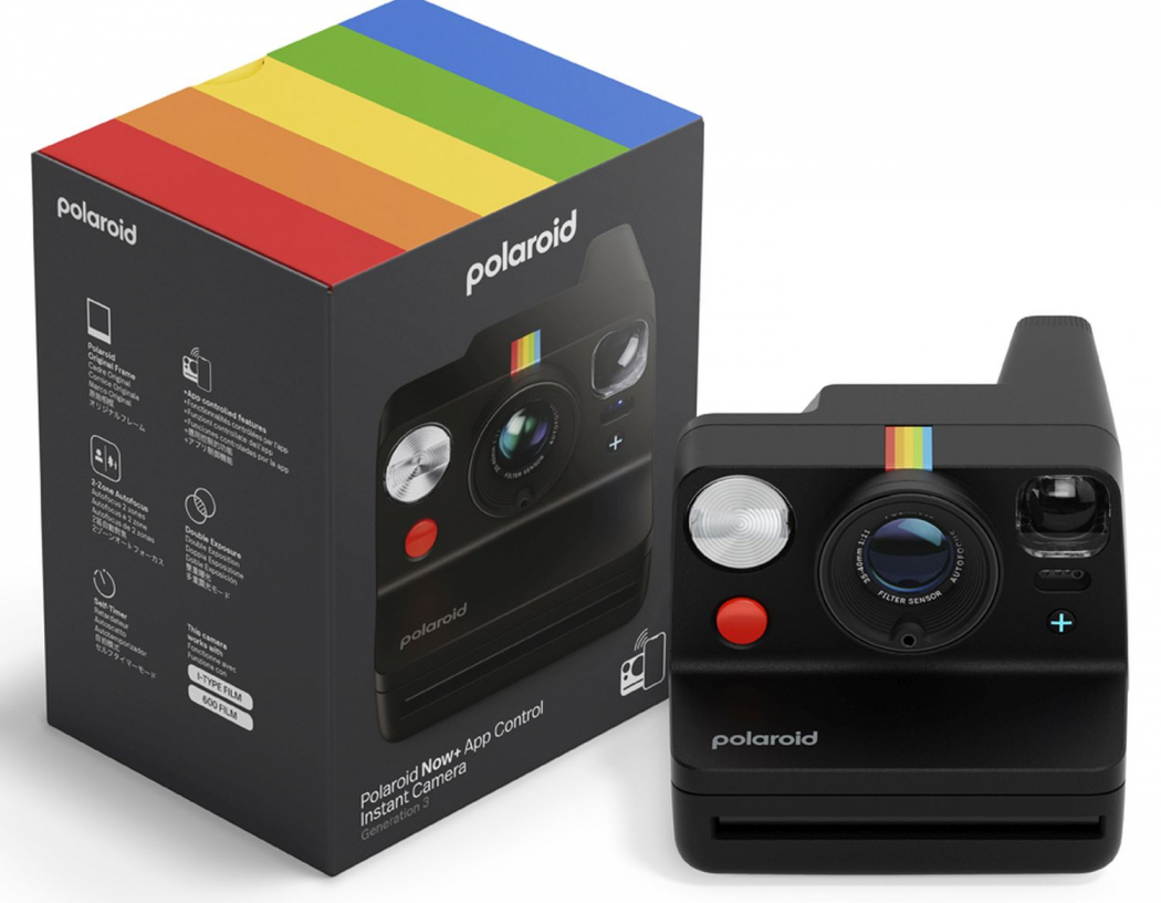 Polaroid Now+ Gen3 Camera schwarz Sofortbildkamera