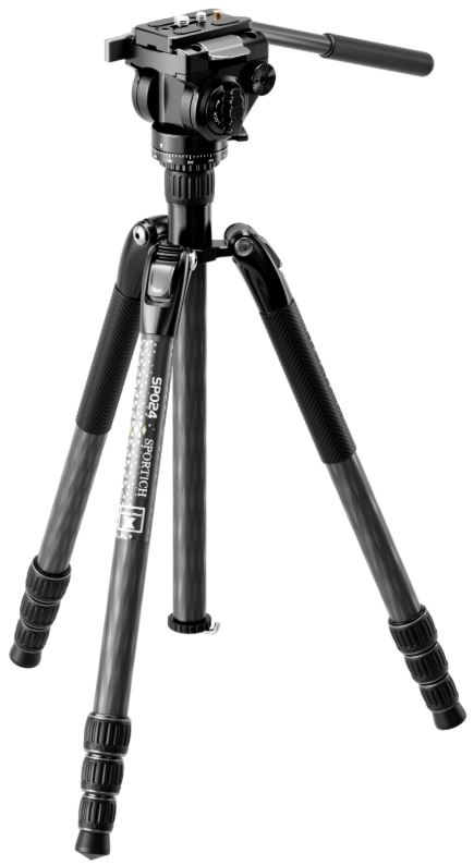 SIRUI SP024+B5X Carbon Stativ mit Videoneiger Arca Swiss kompatibel