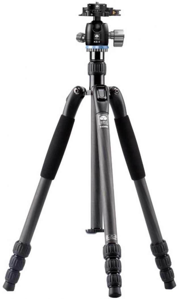 SIRUI T-024SK+KS-5 Traveler Ultralight Carbon Stativ mit Kugelkopf