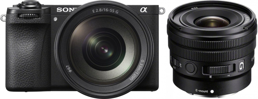 Sony Alpha ILCE-6700 + 10-20mm + 16-55mm f2.8 G - abzgl. 200,00€ Winter Cashback - abzgl. 100,00€ Welcome to Alpha-Bonus