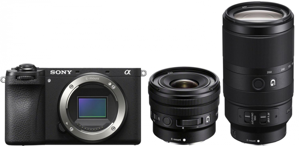 Sony Alpha ILCE-6700 + PZ 10-20mm f4 G + 70-350mm f4,5-6,3 G OSS - abzgl. 50,00€ Wildlife Objektiv-Rabatt - abzgl. 100,00€ Winter Cashback - abzgl. 100,00€ Welcome to Alpha-Bonus