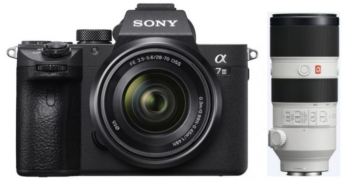 Sony Alpha ILCE-7 III (ILCE7M3) + 28-70mm + SEL FE 70-200mm f2,8 GM - abzgl. 100,00€ Wildlife Objektiv-Rabatt - abzgl. 200,00€ Winter Cashback - abzgl. 100,00€ Welcome to Alpha-Bonus