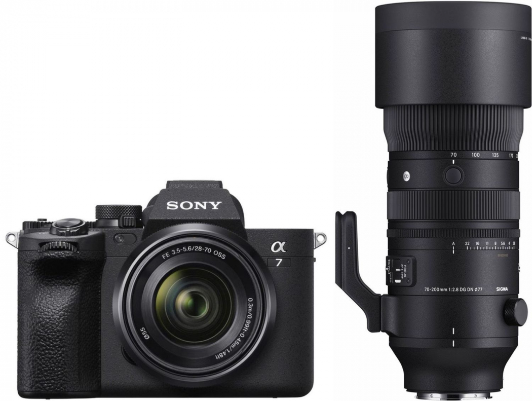 Sony Alpha ILCE-7 IV + 28-70mm + Sigma 70-200mm f2,8 DG DN OS (S) - abzgl. 200,00€ Sigma Frühlings-Cashback - nach 100 EUR Sony 'Summer Travel' Sofortrabatt