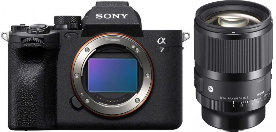 Sony Alpha ILCE-7 IV + Sigma 50mm f1,4 DG DN (A) - nach 100 EUR Sony 'Summer Travel' Sofortrabatt