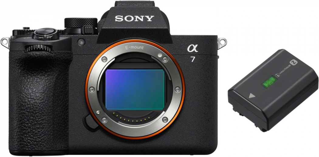 Sony Alpha ILCE-7 V + Sony Akku NP-FZ100