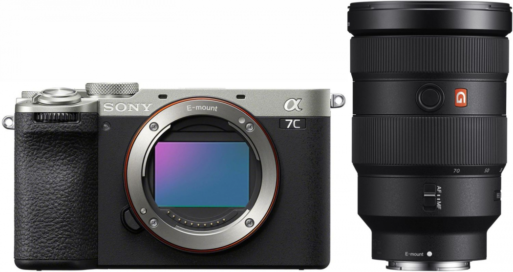 Sony Alpha ILCE-7C II Gehäuse silber + Sony FE 24-70mm 2,8 GM - abzgl. 300,00€ Winter Cashback - abzgl. 100,00€ Welcome to Alpha-Bonus