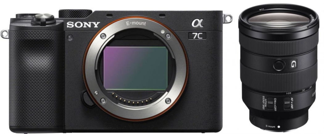 Sony Alpha ILCE-7C schwarz + SEL 24-105mm f4,0 G OSS - abzgl. 200,00€ Winter Cashback - abzgl. 100,00€ Welcome to Alpha-Bonus