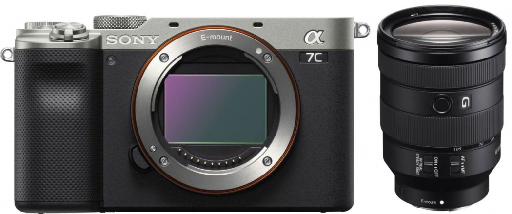 Sony Alpha ILCE-7C silber + Sony SEL 24-105mm f4,0 G OSS - abzgl. 200,00€ Winter Cashback - abzgl. 100,00€ Welcome to Alpha-Bonus