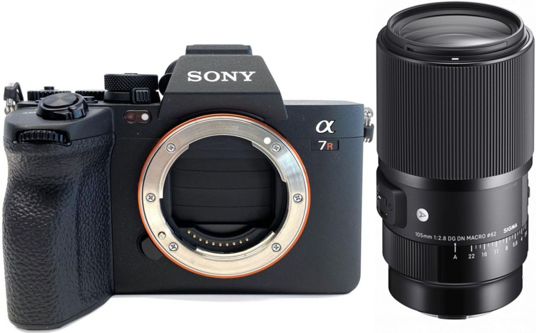 Sony Alpha ILCE-7R V + Sigma 105mm f2,8 DG DN (A) - nach 500 EUR Sony Alpha 7R V Sofortrabatt-Aktion