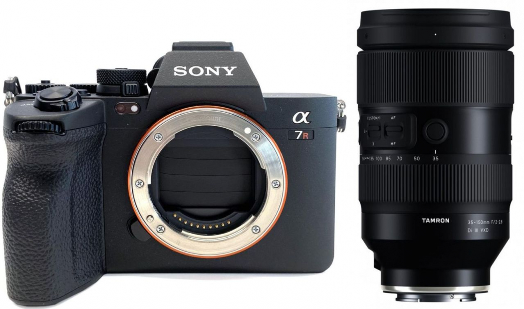 Sony Alpha ILCE-7R V + Tamron 35-150mm f2-2,8 Di III VXD - nach 300 EUR Tamron Premium Zoom Sofortrabatt-Aktion - nach 500 EUR Sony Alpha 7R V Sofortrabatt-Aktion