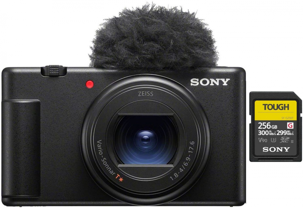 Sony Alpha ZV-1 II + 256GB SDXC UHS-II R300 Tough - abzgl. 100,00€ Welcome to Alpha-Bonus