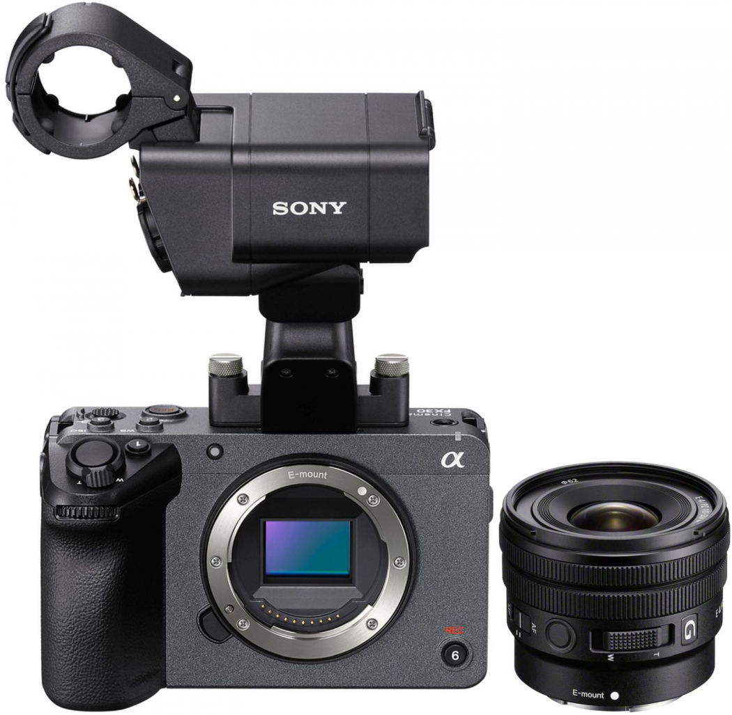 Sony ILME-FX30 + Griff + SEL-P 10-20mm f4 G - nach 300 EUR Sony FX2 / FX30 Sofortrabatt-Aktion - nach 50 EUR Sony 'Summer Travel' Sofortrabatt