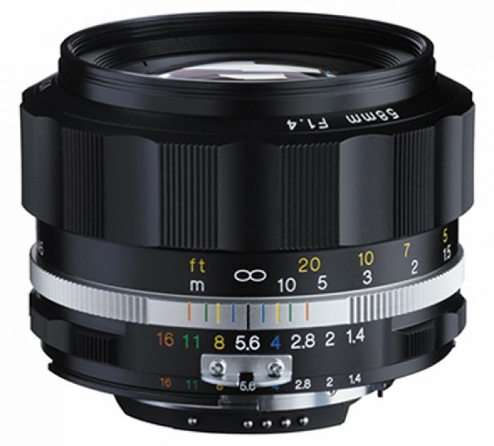 Voigtländer Nokton 58mm f1,4 SLII-S Nikon AI-S (CPU) schwarz