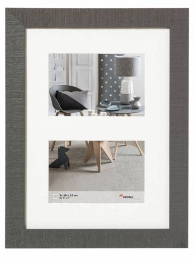 Walther Galerie HO215D Home 2x 10x15cm grau