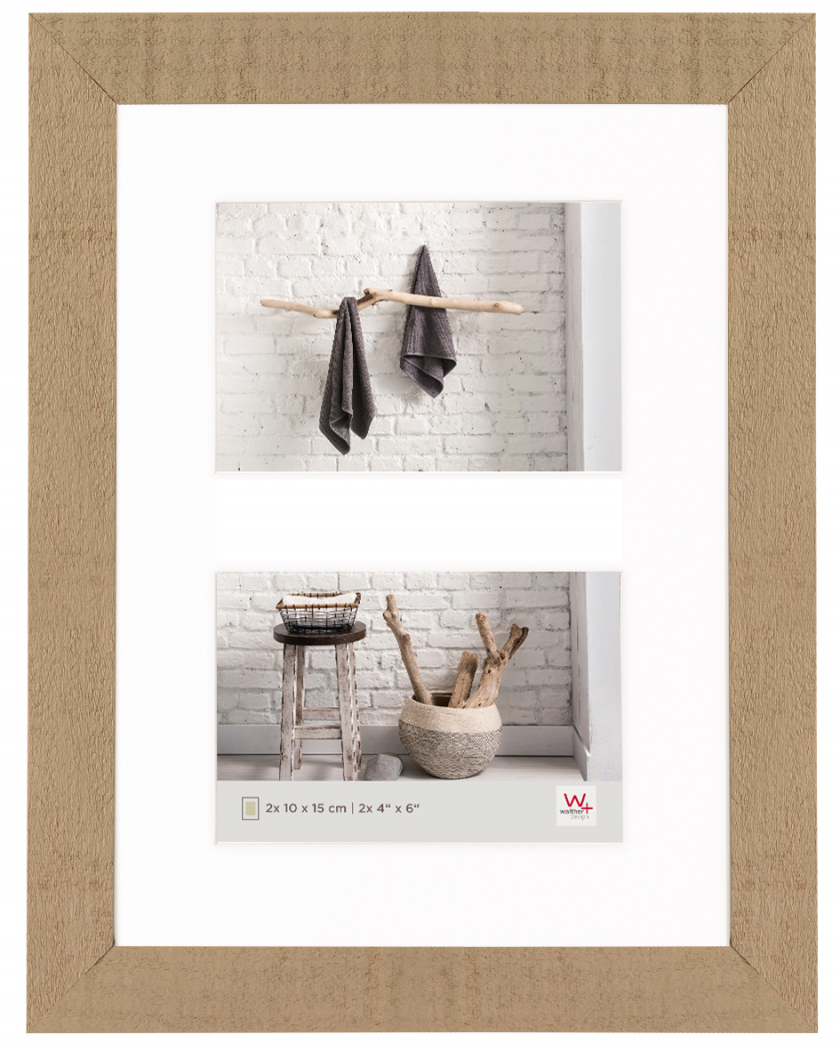 Walther Galerie HO215C Home 2x 10x15cm beigebraun