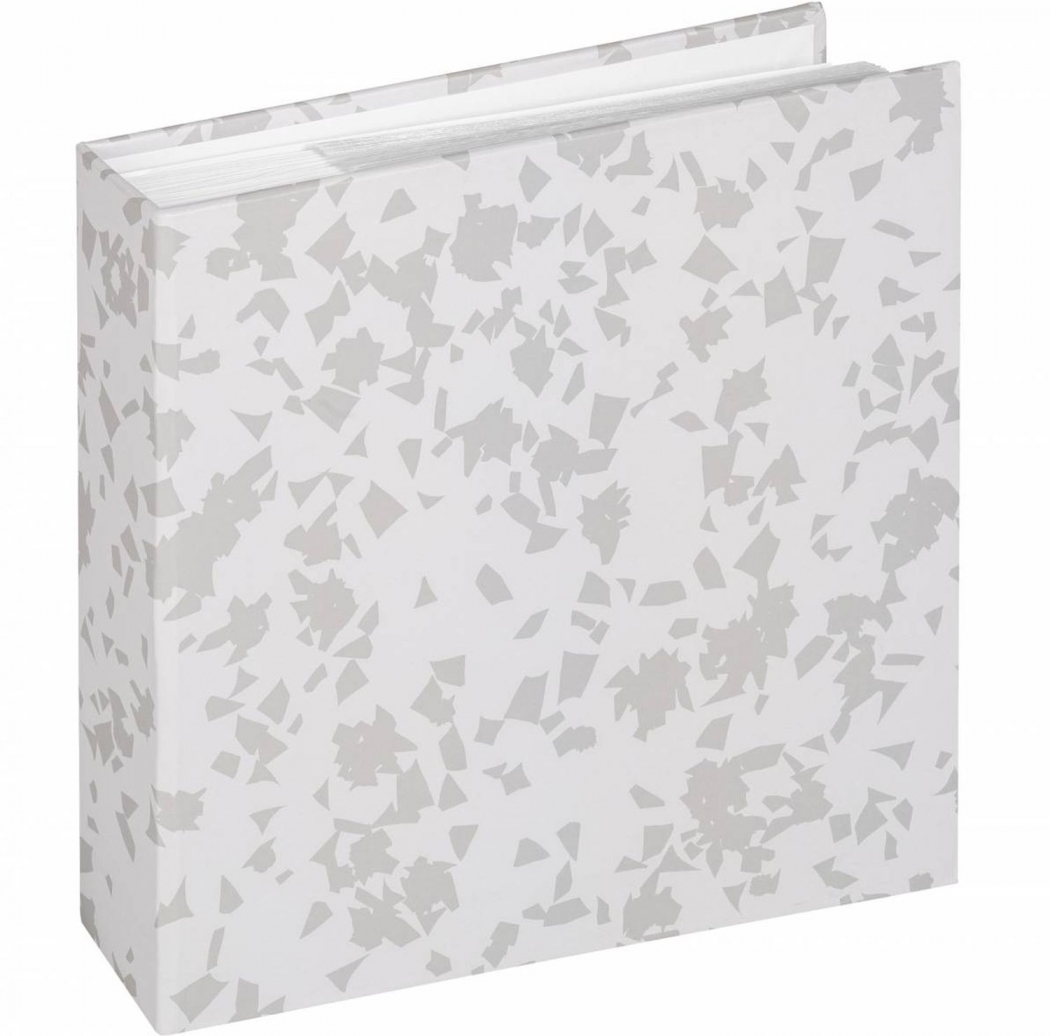 Walther ME-298-1 Memo-Album Terrazzo stone white 200 Fotos 10x15 cm