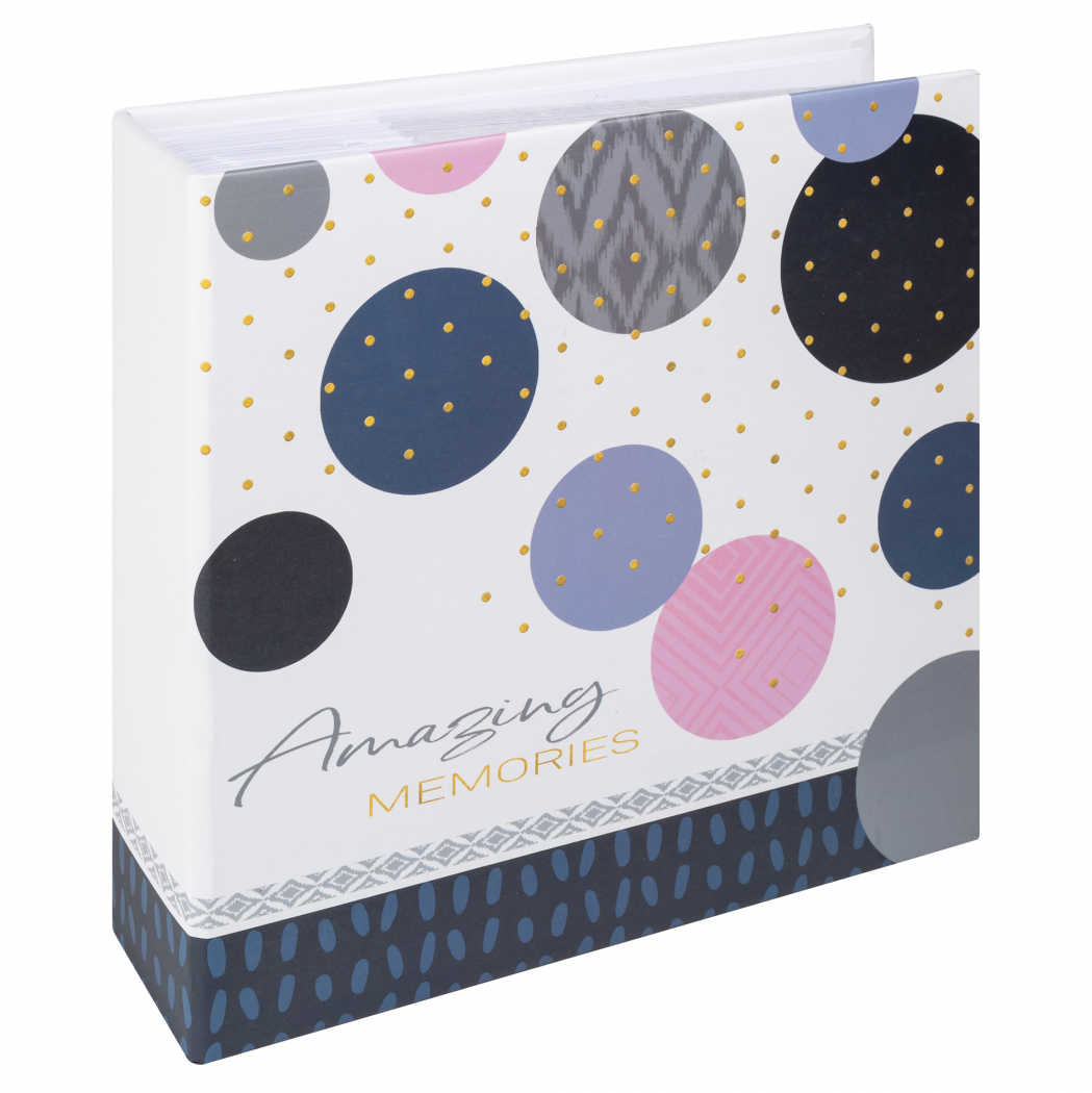 Walther Memo ME-485-L Amazing Memories 9x13cm blau f. 200 Fotos