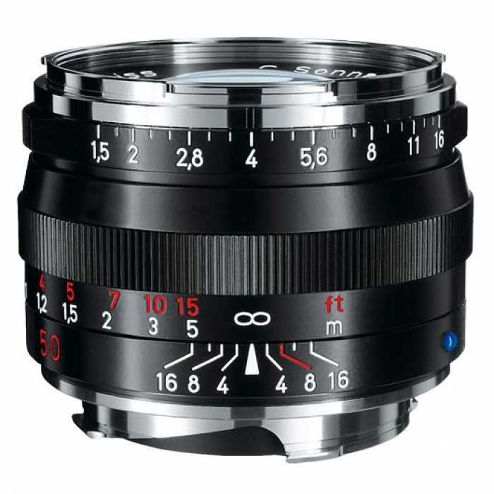 ZEISS C Sonnar T* 50mm f1,5 M-Mount schwarz - abzgl. 150,00€ Objektiv Sofortrabatt