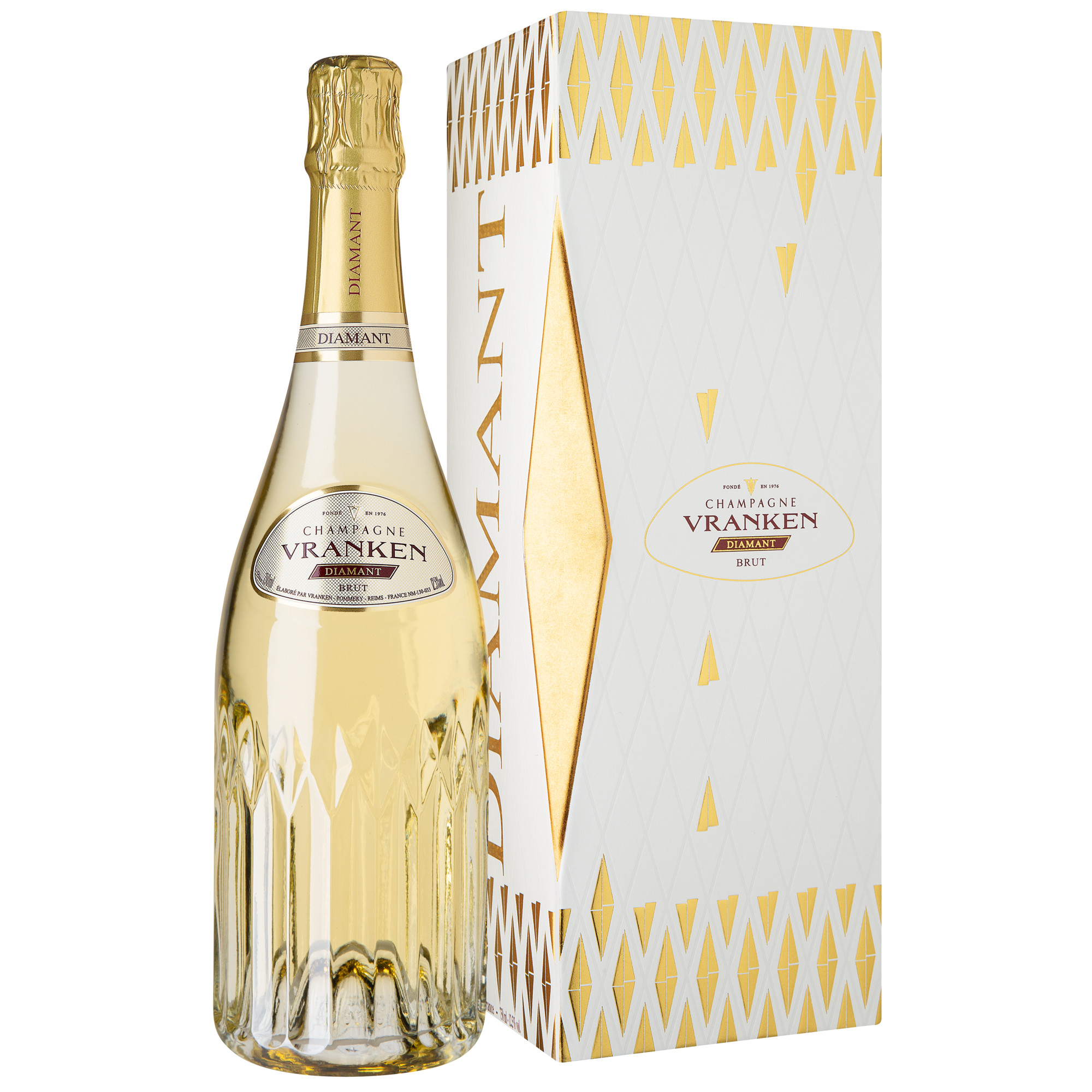 Champagne Diamant Blanc, Brut, Champagne AC, Geschenketui, Champagne, Schaumwein
