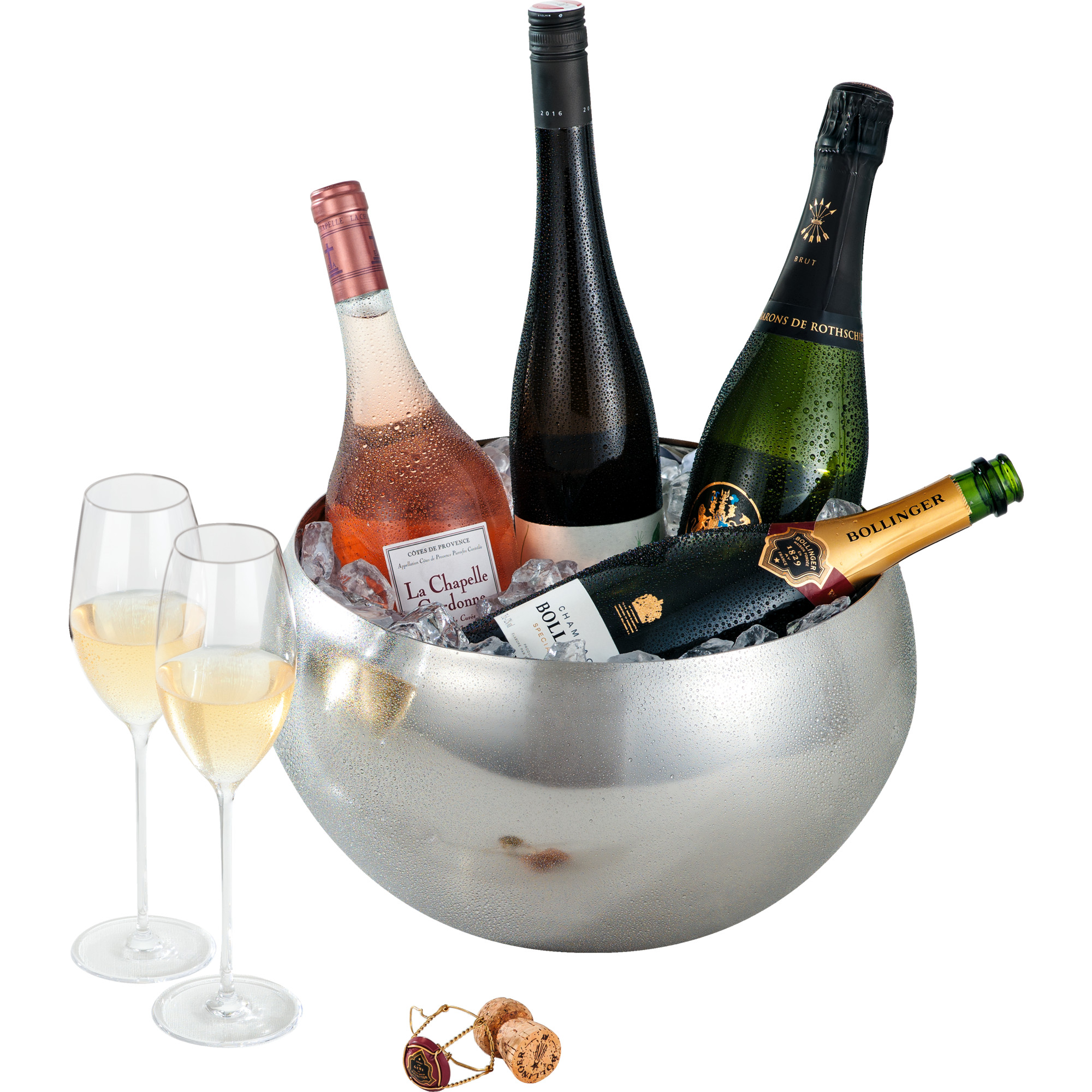 Champagnerkühler Nizza, 30 cm (d), Accessoires