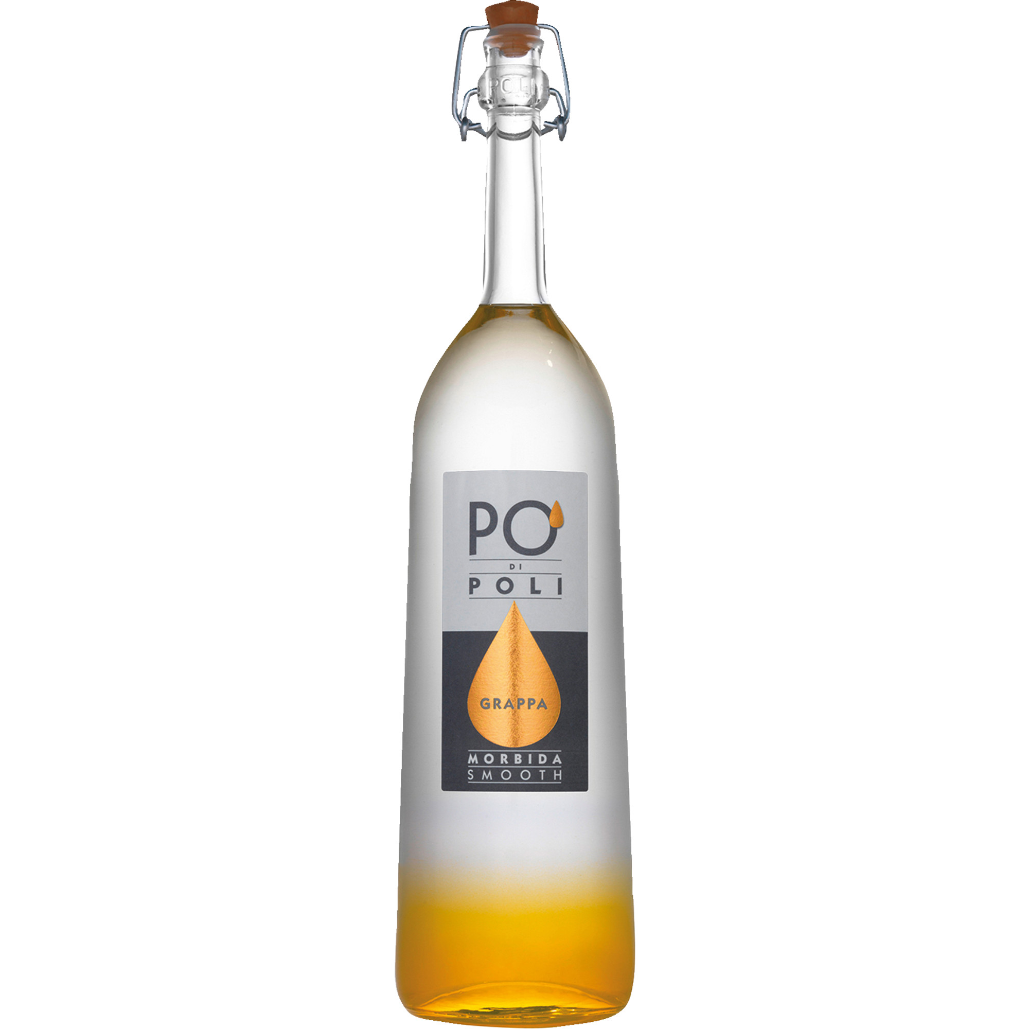 Grappa Po' di Poli Morbida Moscato, 0,70 L, 40% Vol., Spirituosen