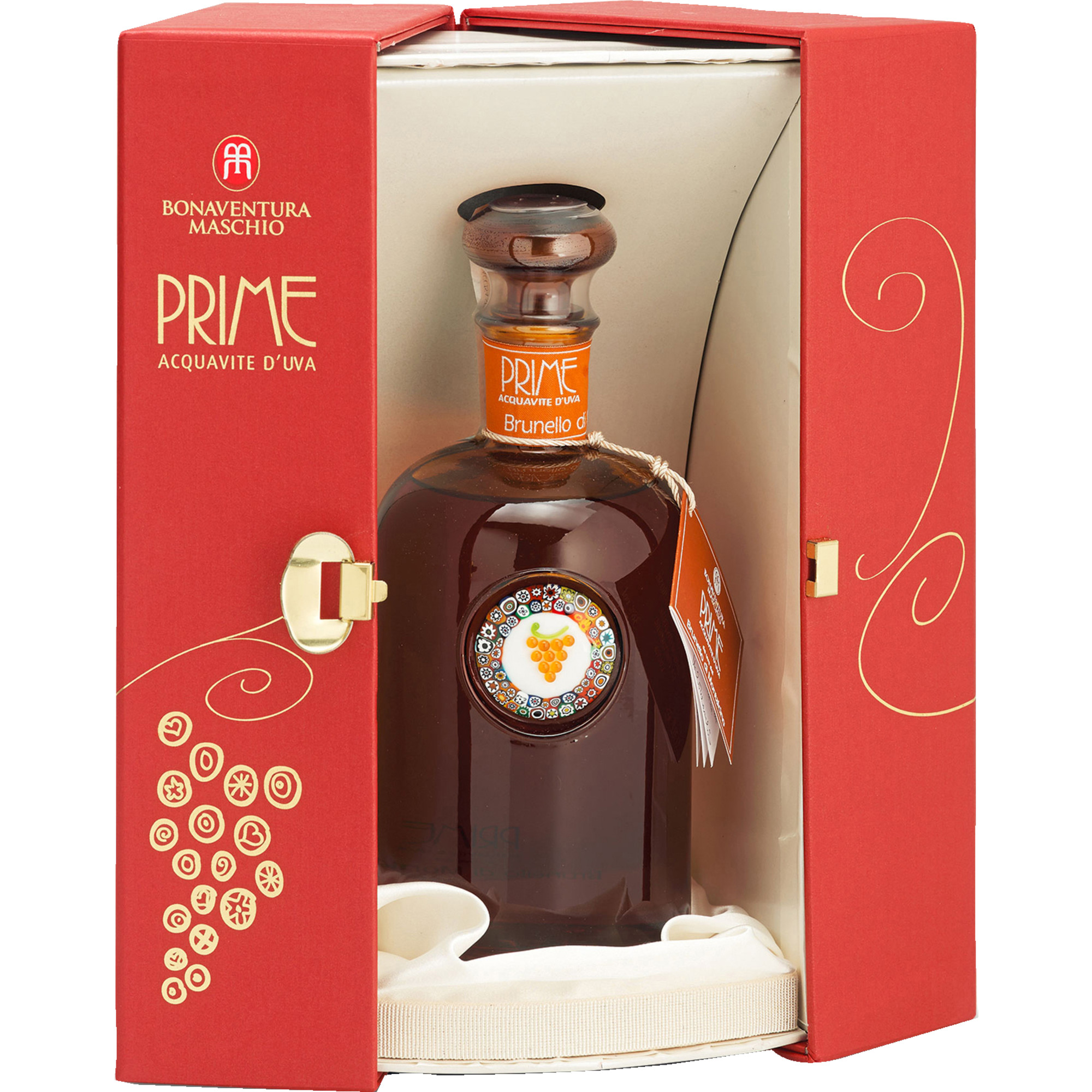 Prime Acquavite d'Uva Brunello di Montalcino, 0,7l, 38% Vol. in Geschenketui, Spirituosen