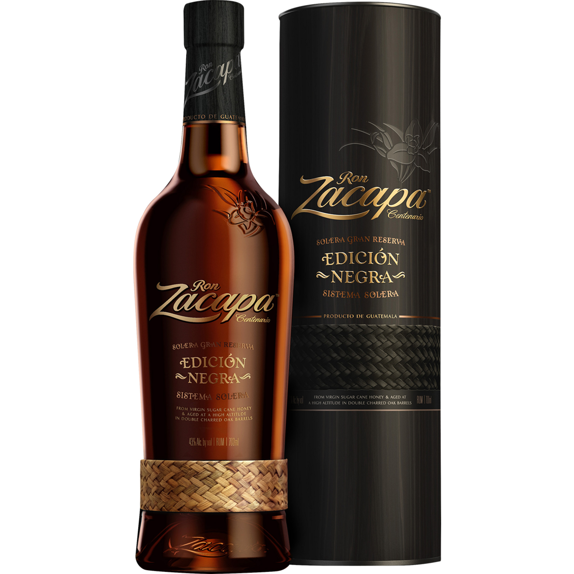 Zacapa Edicion Negra Rum, Guatemala, 0,7 L, 43% Vol., Spirituosen