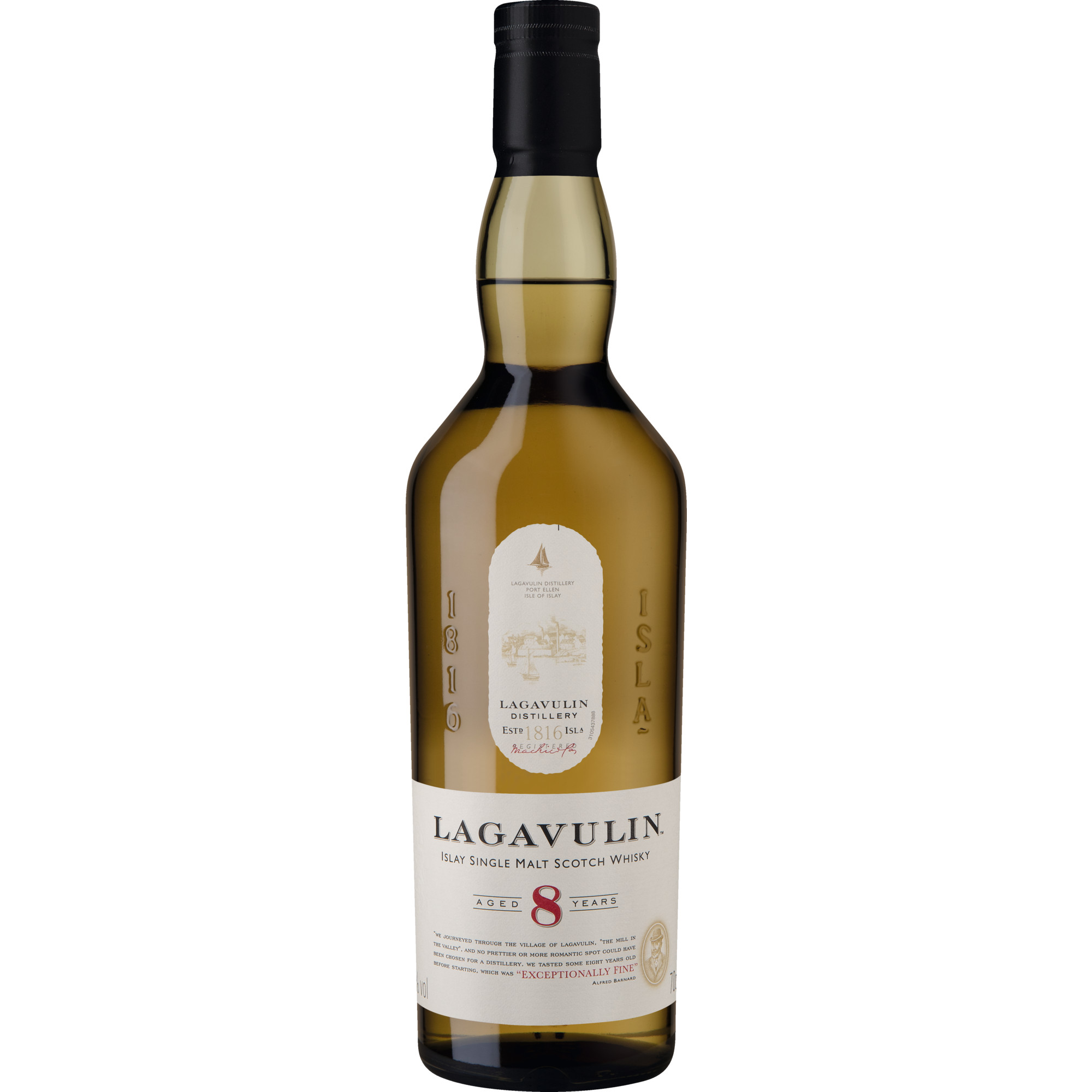 Lagavulin 8 Years Isle of Islay Single Malt Whisky, Scotch, 0,7 L, 48% Vol., Schottland, Spirituosen