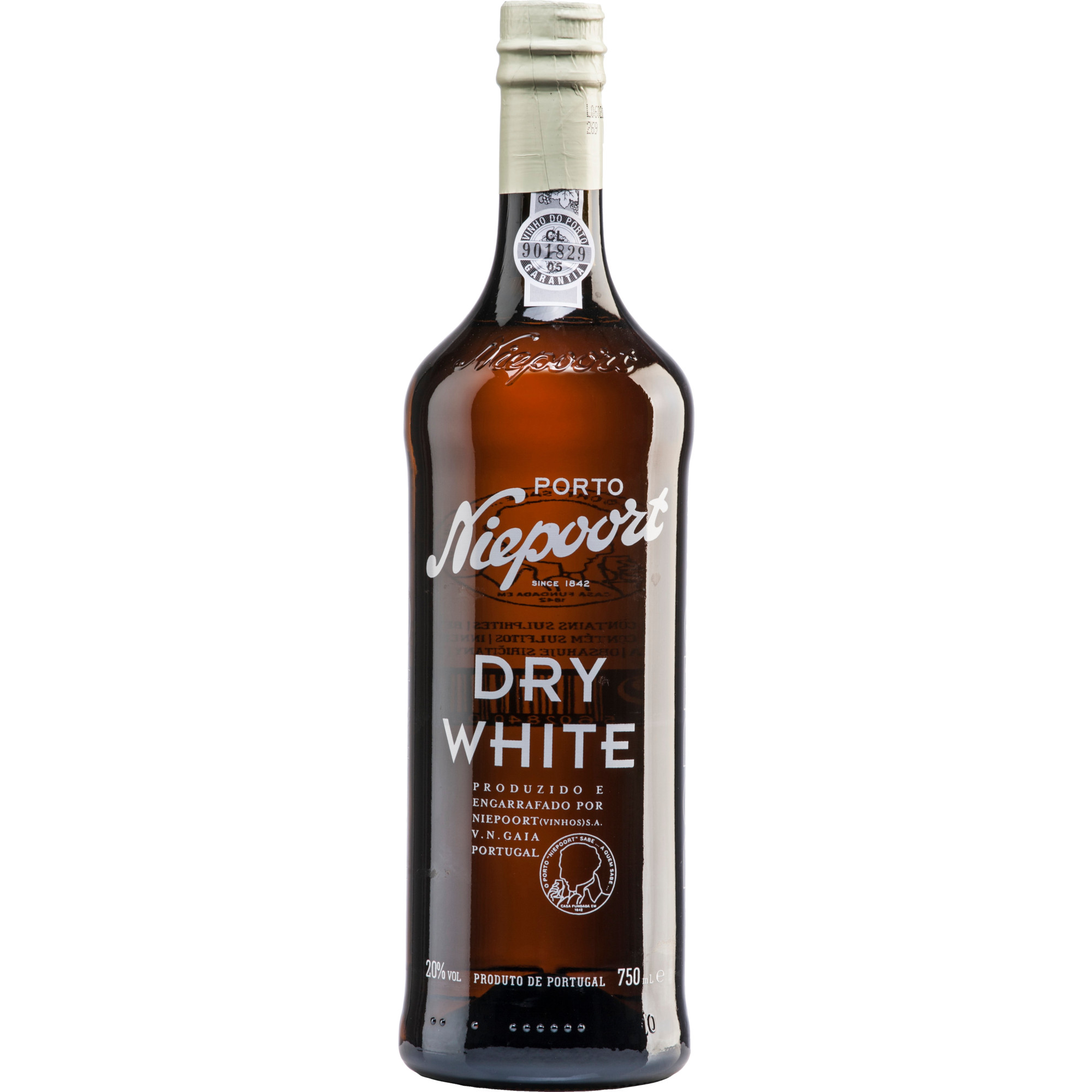 Niepoort Port Dry White, Vinho do Porto DOC, 19,5 % Vol., 0,75 L, Douro, Spirituosen
