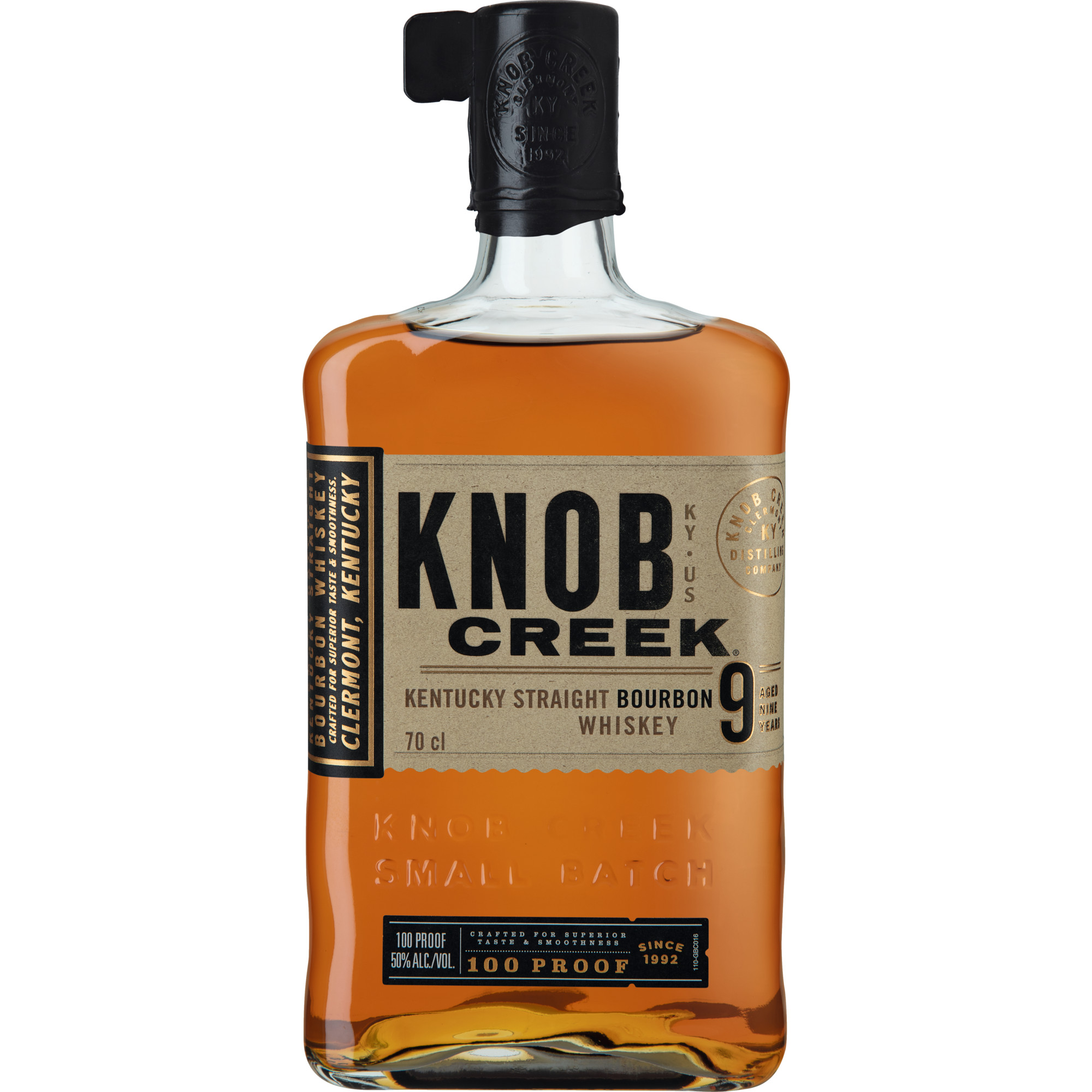 Knob Creek Kentucky Straight Bourbon Whiskey, 0,7 L, 50% Vol., Kentucky, Spirituosen